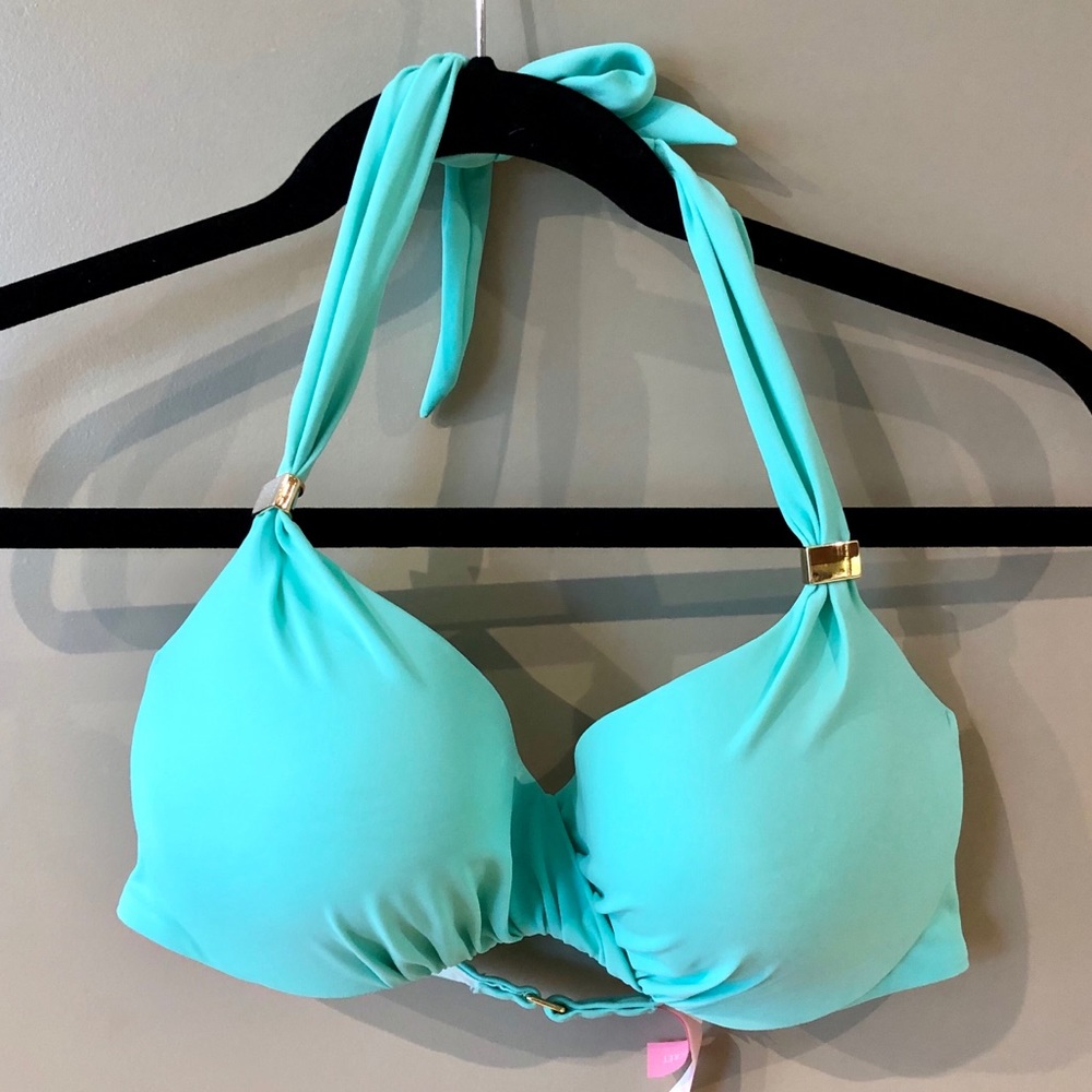 Victoria’s Secret halter bikini top. Size 34C.